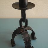 brutalist chandelier vintage decor brutalist candlestick