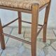 Tabouret paillé Français vintage