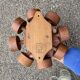 Vintage Danish Spice Wheel in Scandinavian Teak Digsmed Kitchen Danmark Furniture