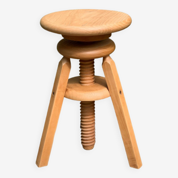 Tripod workshop stool with screws 1950
