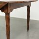 Table de ferme antique française ovale/ronde du 19ème siècle