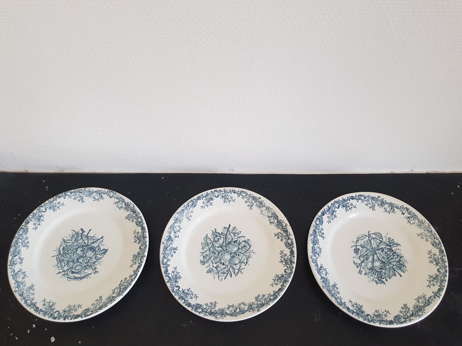 Earthenware plate terra iron model clairefontaine