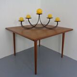 Brutalist Iron Candleholder, 1960s