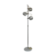 3-ball white and chrome lamppost