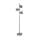 3-ball white and chrome lamppost