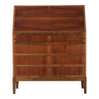 Walnut secretary, Danish design, 1960s, production: Denmark