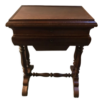 Mahogany worker table early twentieth