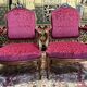 Paire de fauteuils de style Louis XV 19e