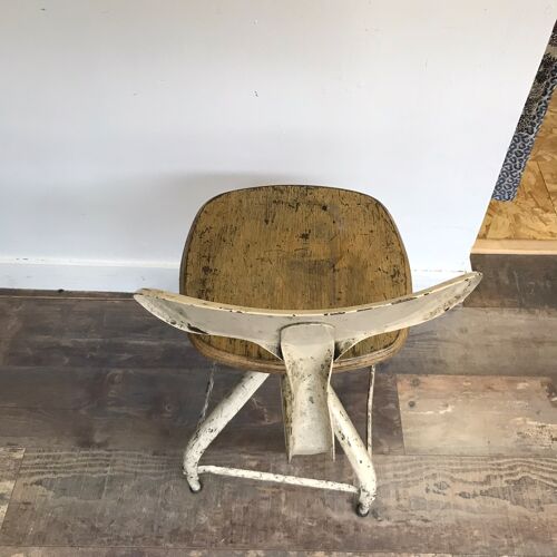 Chaise d'atelier Nicolle vintage