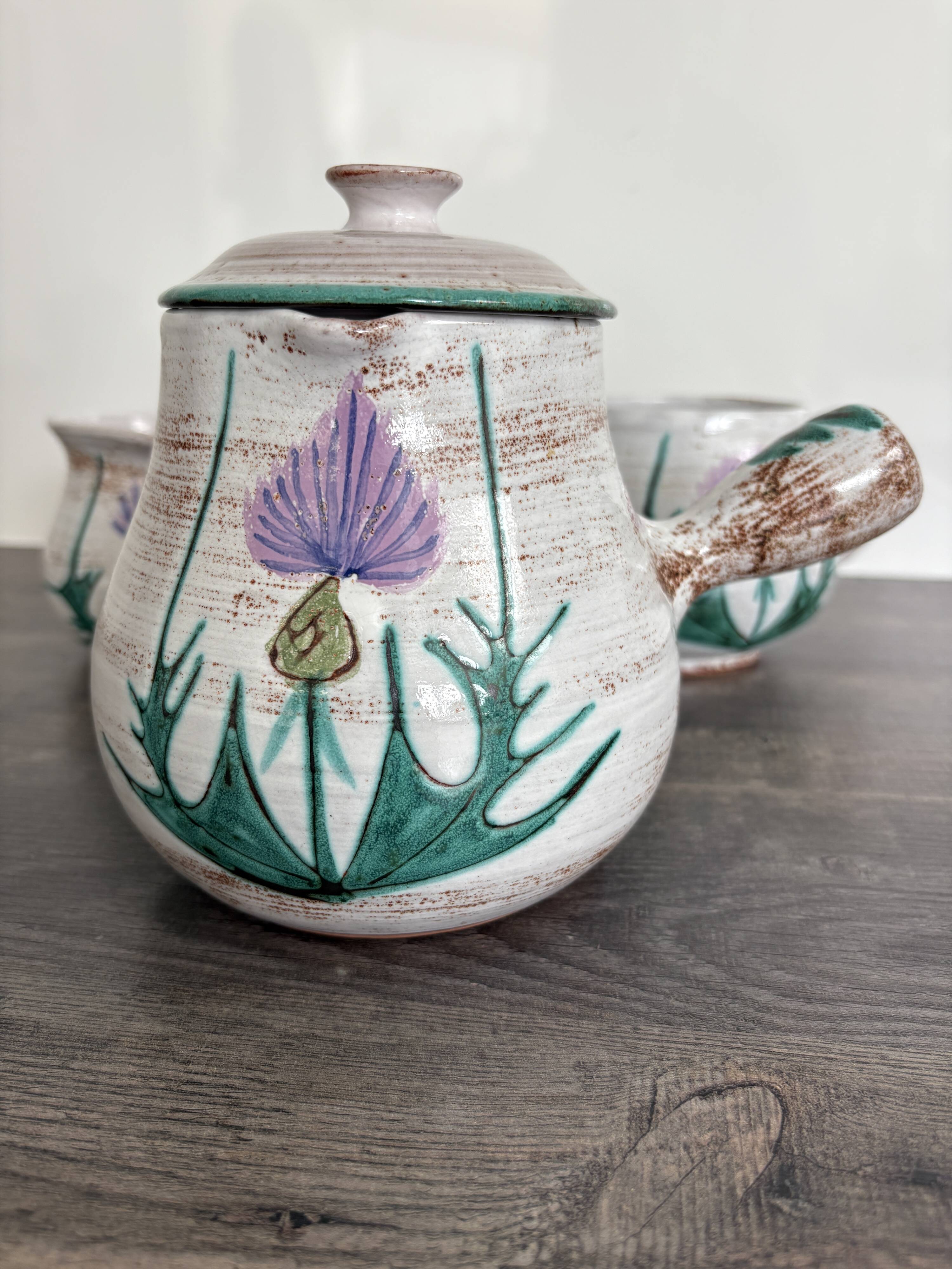 Three Vintage Thistle Pitchers – Daniel Étienne