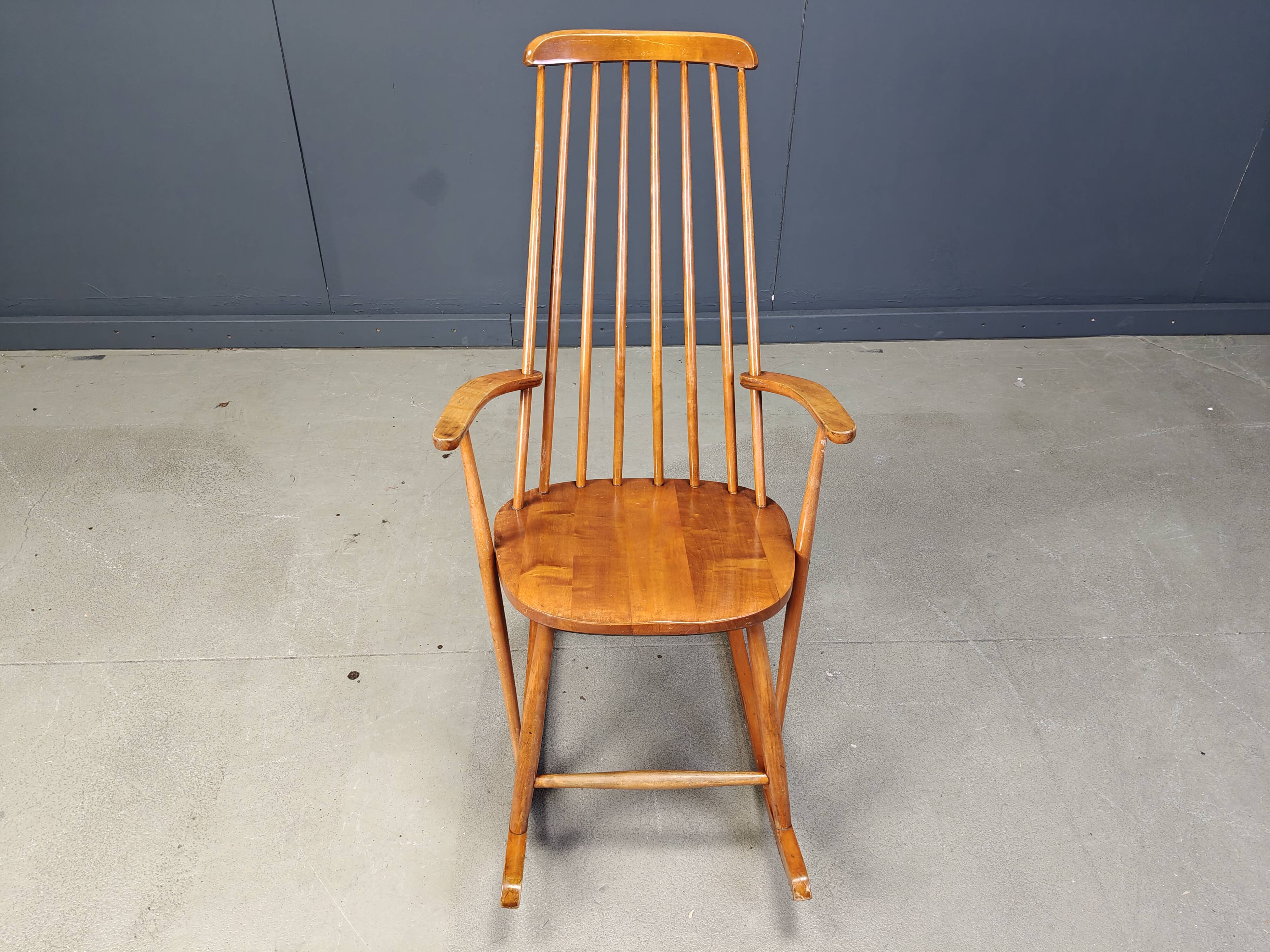 Vintage danish rocking chair, 1960s