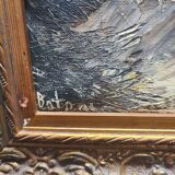 Mountain Landscape Painting By Batoni, mid-century