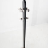 Portemanteau design en bois et marbre Italie années 1970