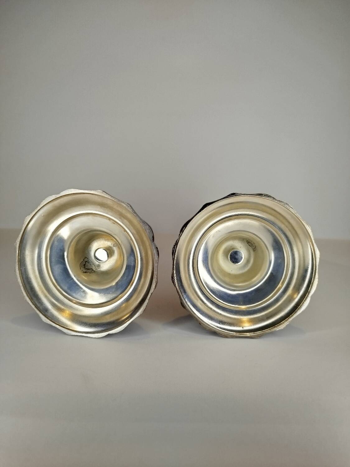 Pair of Saint Medard candlesticks