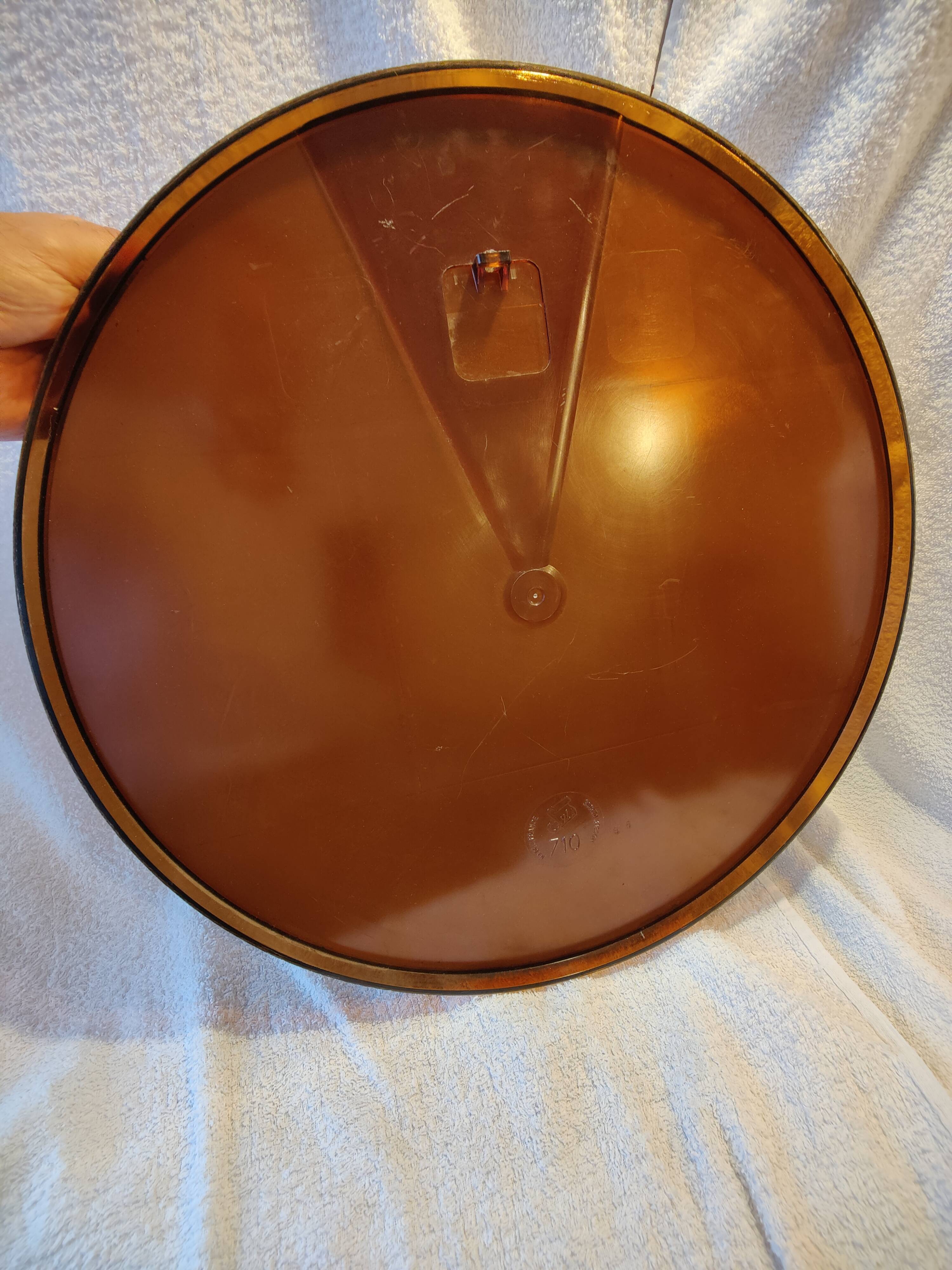 Round mirror with rim from the 70s brand Syla