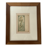 Frame by Alphonse Mucha, Art Nouveau, circa 1900