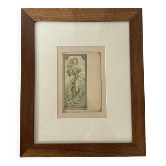 Frame by Alphonse Mucha, Art Nouveau, circa 1900
