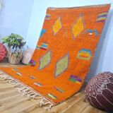Handmade traditional Beni Ourain Berber rug, size 150 x 250 cm.