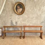 Banc école en chêne