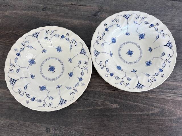 2 soup plates and 1 Myott Finlandia dish