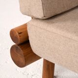 Pair of low chairs called La cachette selected by Charlotte Perriand