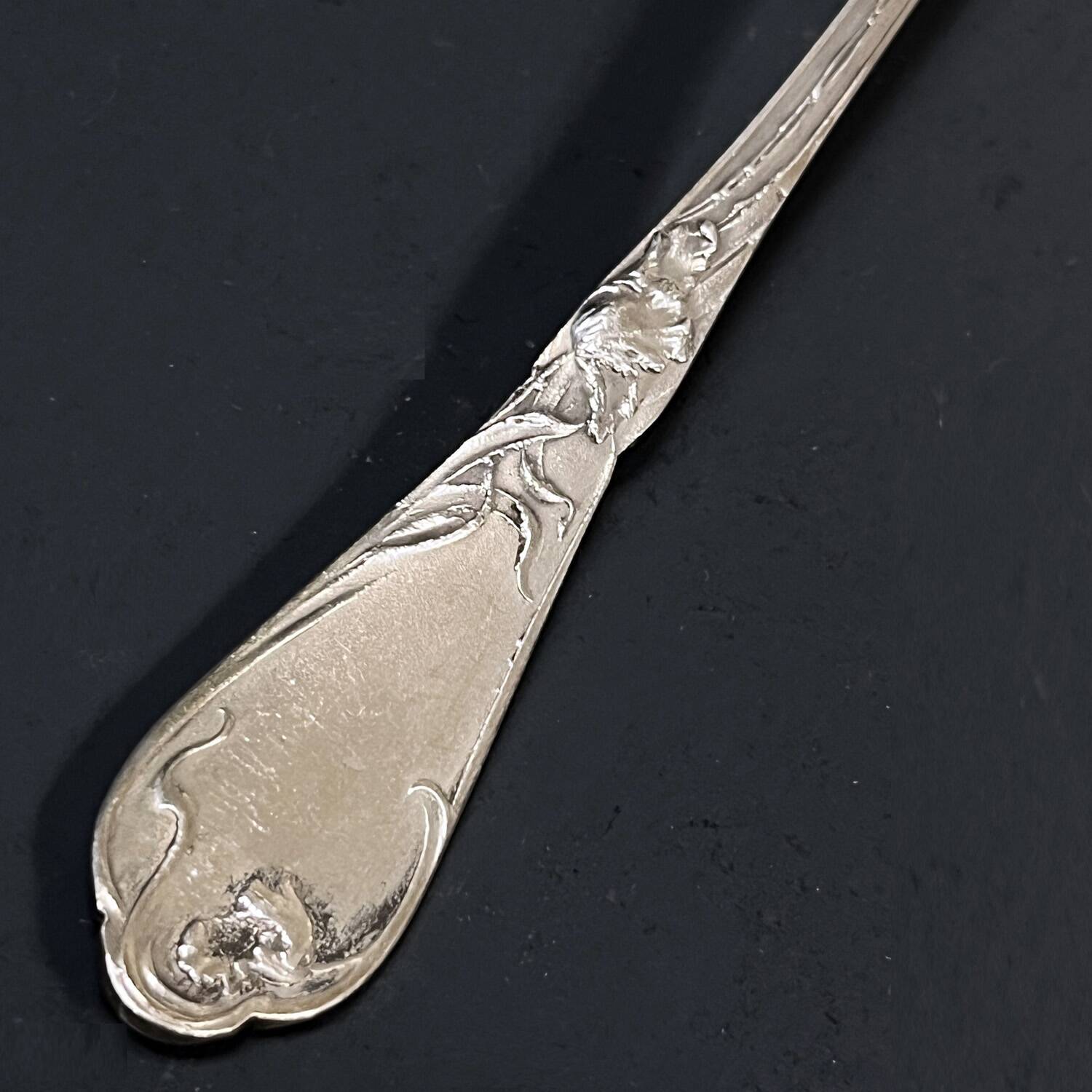 6 small spoons Boulenger Art Nouveau