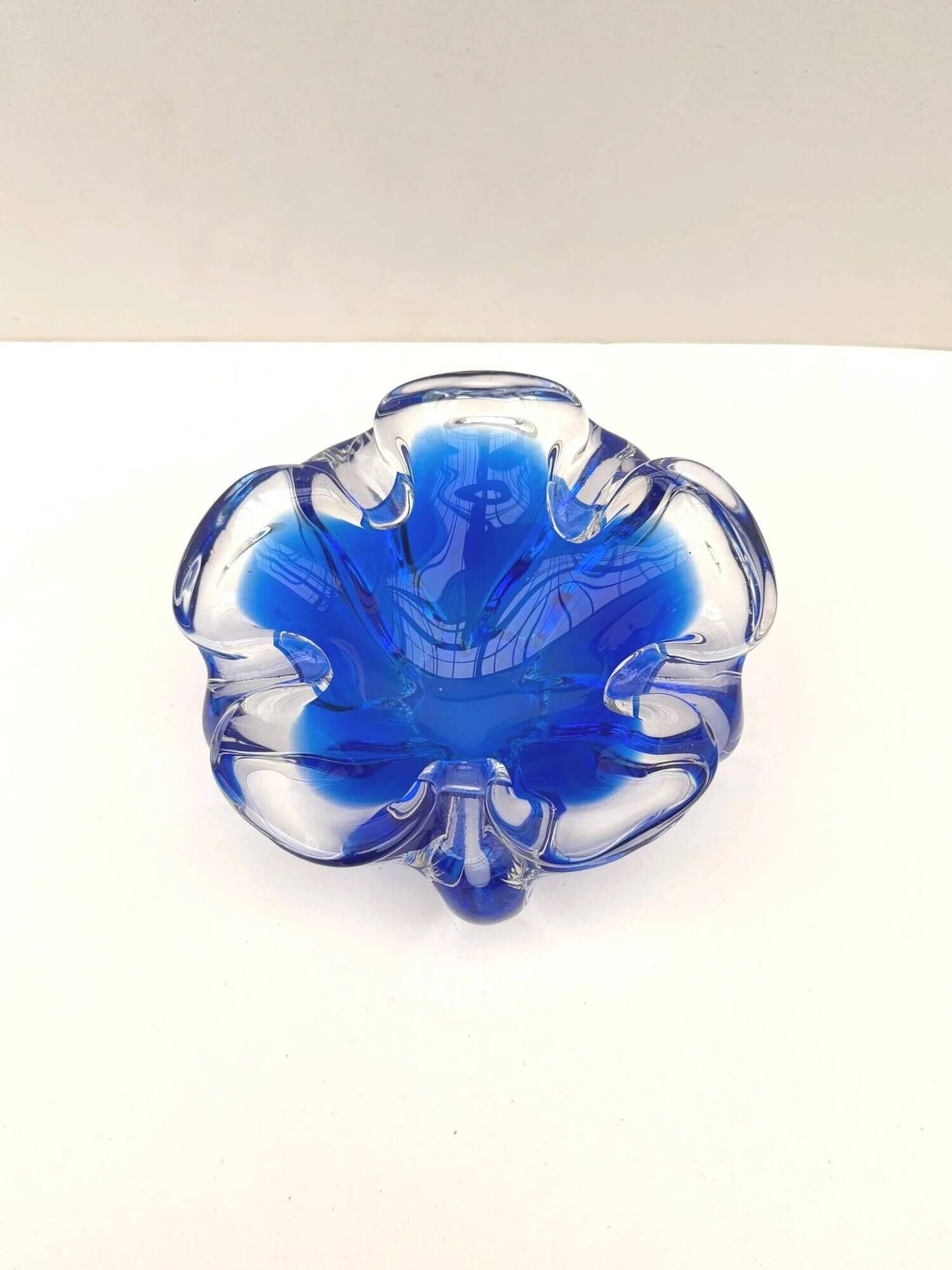 Sunk dish - Murano blown glass, Italy 1970