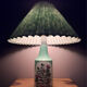 Vintage ceramic lamp, AK Kaiser, Germany, antique light fixture.