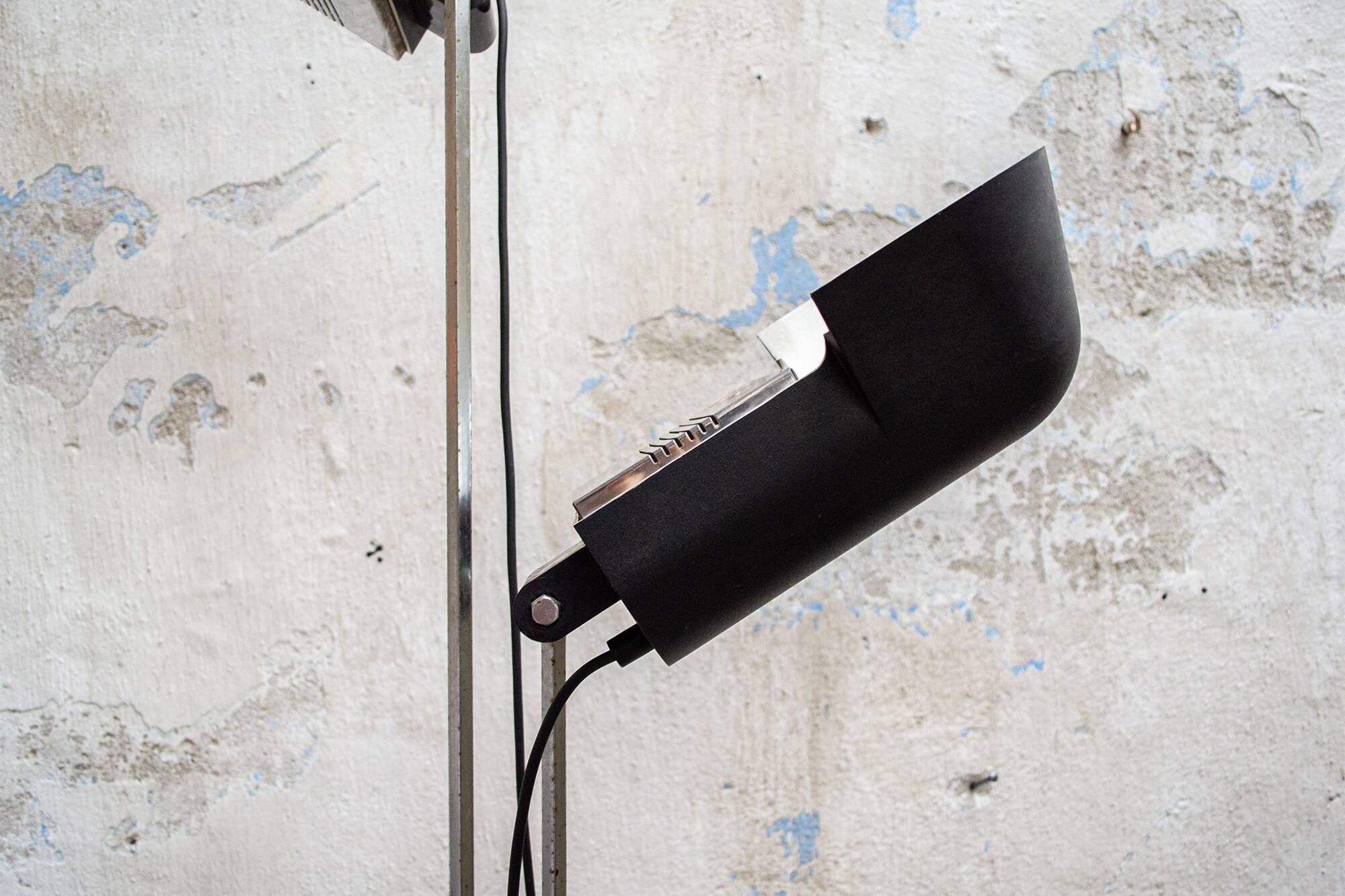 Lampada da terra modello Pala di Danilo e Corrado Aroldi per Luci per Luci anni '70