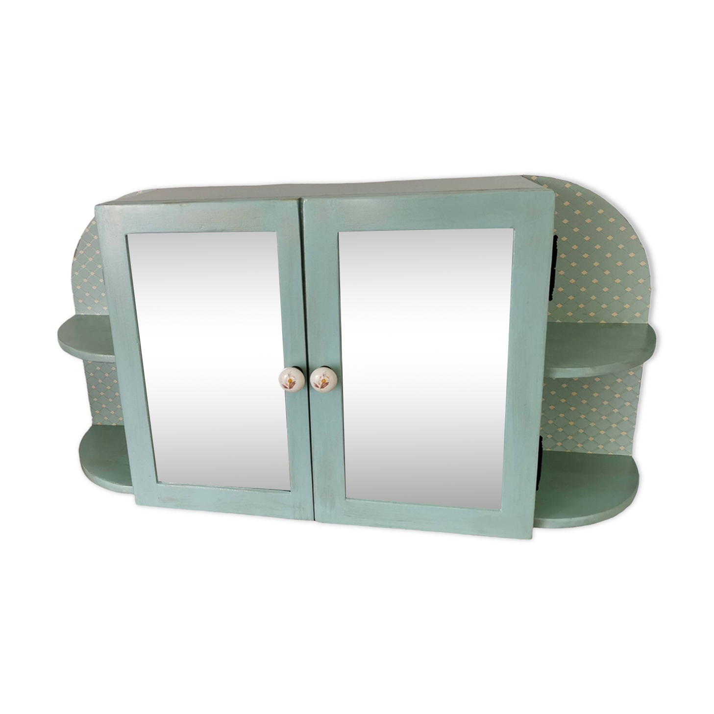 Wall shelf bathroom cabinet