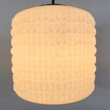 White opal pendant lamp by Peill and Putzler, 1970, Germany