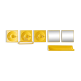 Quadro Wardrobe Set by Jürgen Lange for Schönbuch