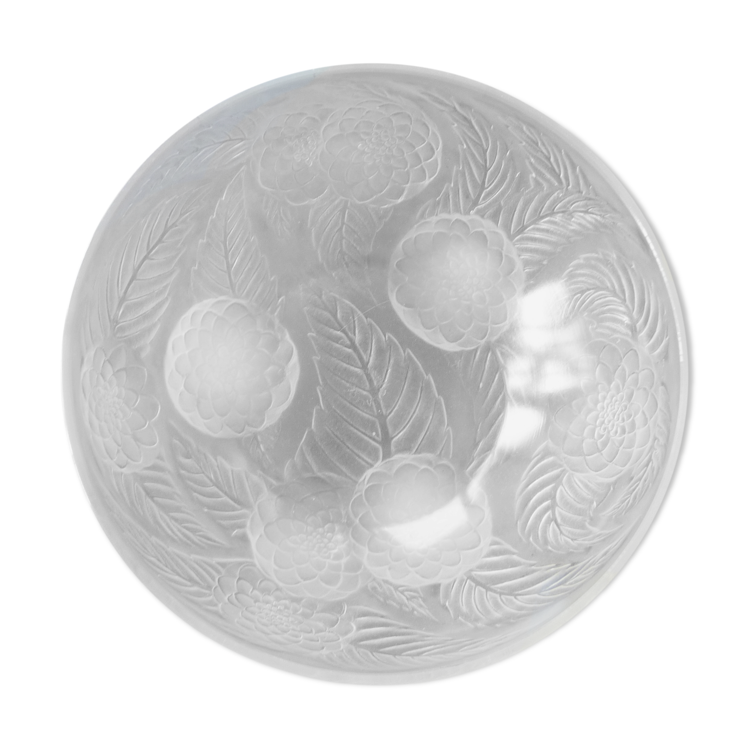 René Lalique opalescent dahlia cup