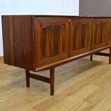 Vintage 1960s Scandinavian Sideboard in Rio Rosewood