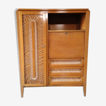 Armoire rotin