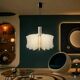 German suspension Space Age in textured aluminium and plastic – 1970s
