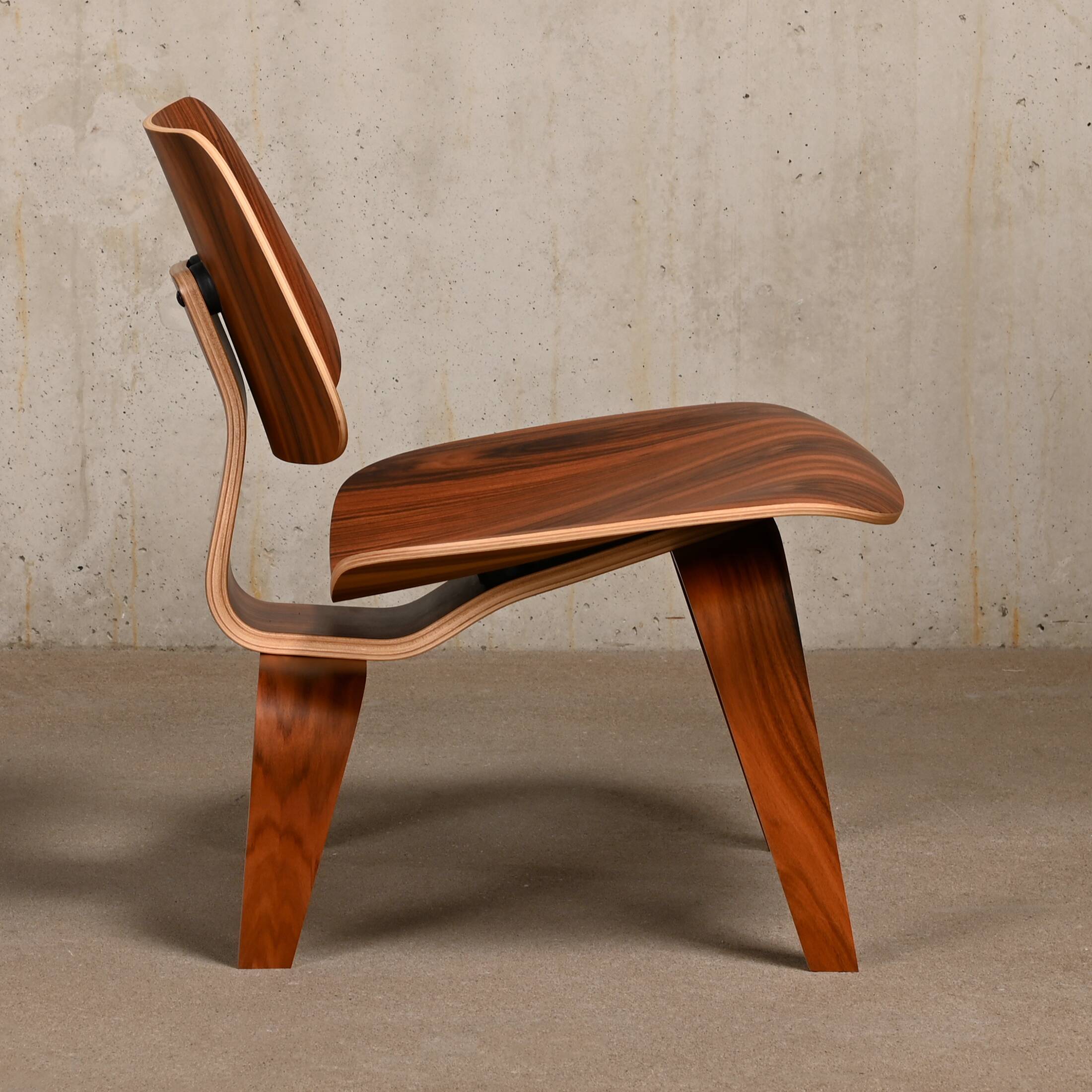 Charles & Ray Eames LCW Santos Palisander Lounge Chair for Herman Miller