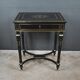 Blackened wood work table, Napoléon III period – 2nd half of the 19th century