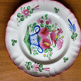 Set of 5 earthenware plates from Luneville