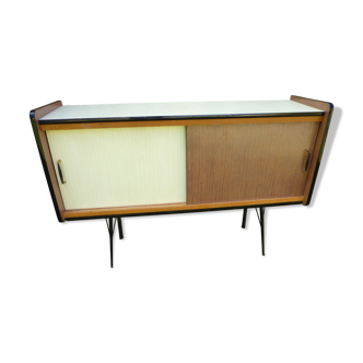 Enfilade formica années 70 pieds eiffel