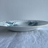 Set of 10 hollow plates Terre de Fer XIXth, model Madrid