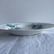 Set of 10 hollow plates Terre de Fer XIXth, model Madrid