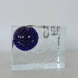 Glass candlestick, 80s