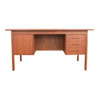 Mid-Century Danish Freestanding Teak Desk, 1960s