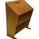 Vintage Oak Secretary Desk by Cor Alons for Den Boer Gouda