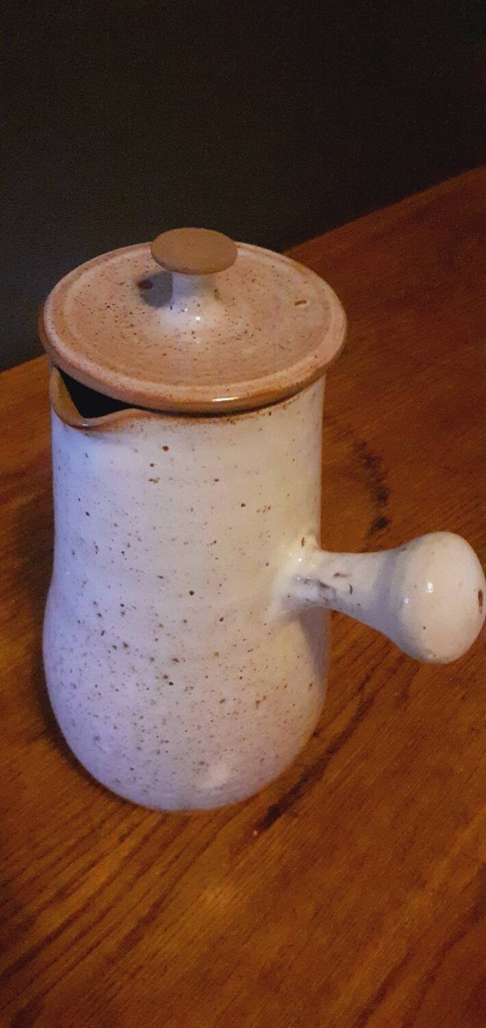 Ceramic jug from the 60s Roger Jacques (1920-2001) Puisaye stoneware