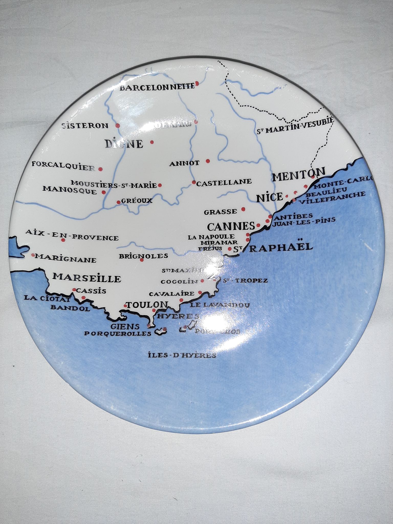 Plates Côtes de France Primavera Colette Gueden KG Lunéville