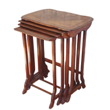 Suite of four nesting tables early twentieth century