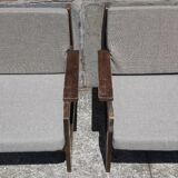 Pair of armchairs 60s