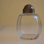 Art Deco glass sugar bowl from Czechoslovakia